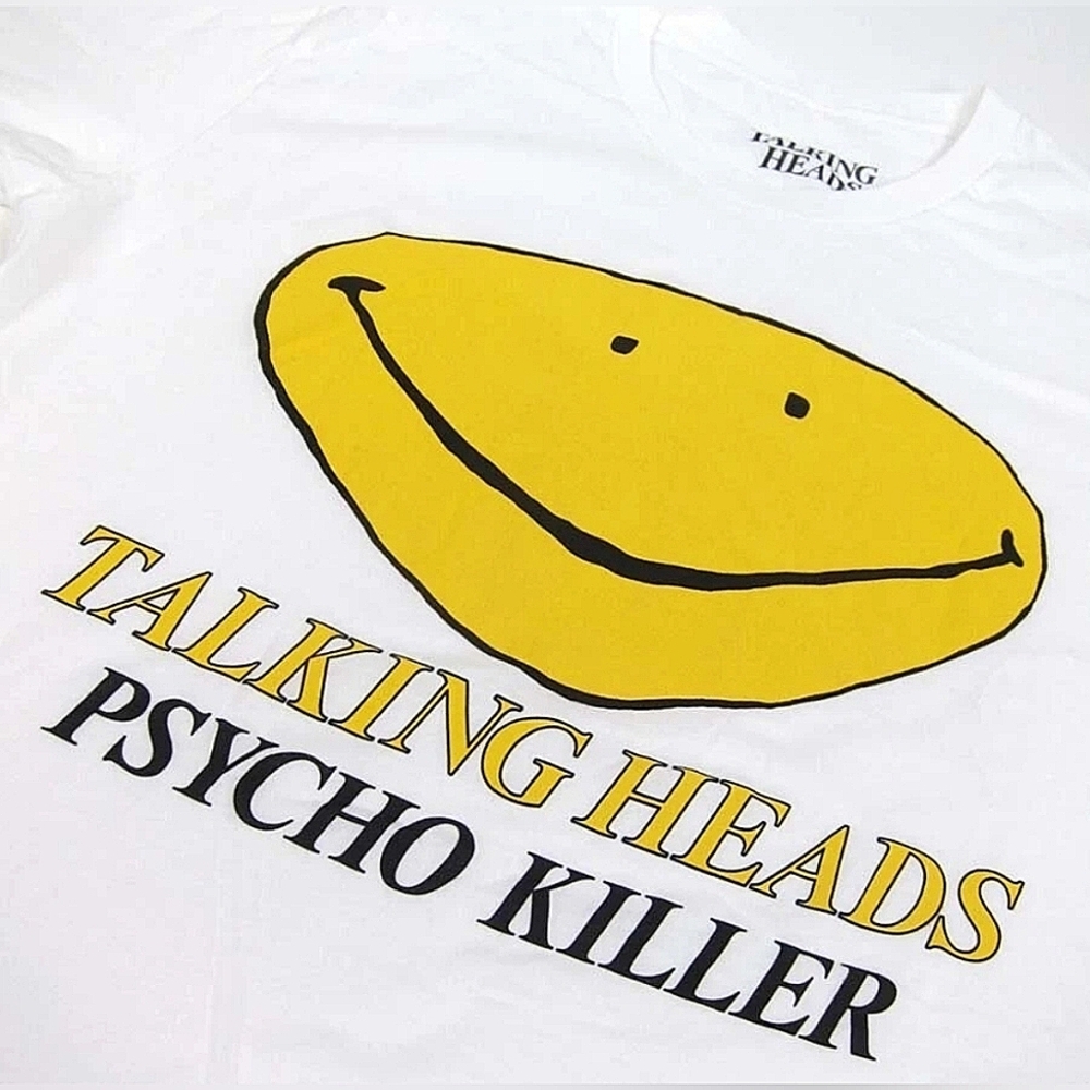 Talking Heads Psycho Killer Smiley Face Shirt - Picture 2 of 3